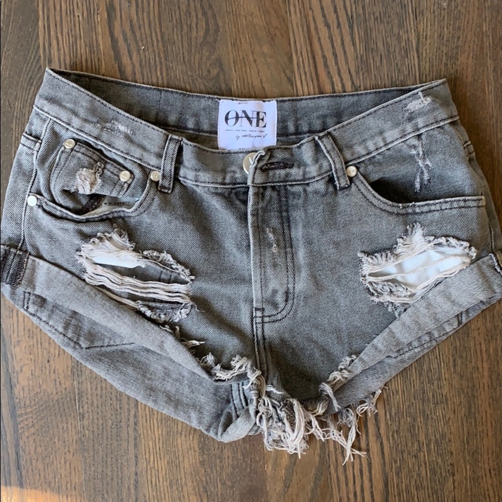 Grey denim one teaspoon bandits